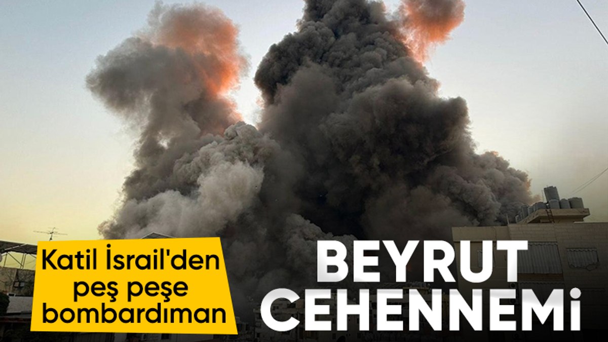 İsrail’den Beyrut’a yeni hava saldırısı