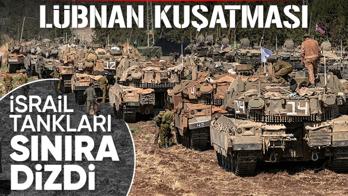 İsrail’den, Lübnan sınırına askeri yığınak