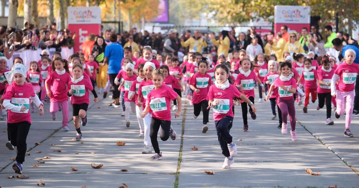 İstanbul Maratonu’nda önce çocuklar sahne aldı